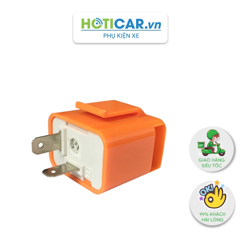 Cục chớp xi nhan điện tử điều chỉnh tốc độ chớp có tiếng kêu HOTICAR CF12-2