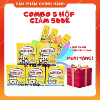 Combo 5 Hộp Siro Ăn Ngon Baby plus chính hãng