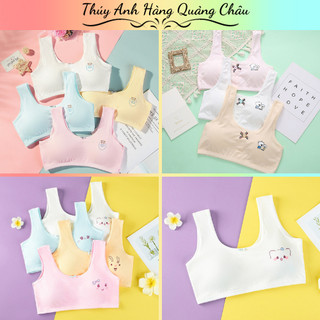 Áo lót bé gái học sinh có lót ngực chất cotton hàng quảng châu cao cấp