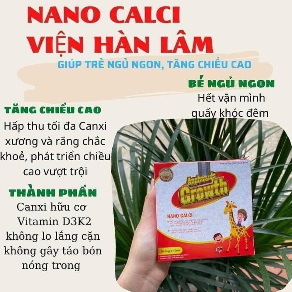 Tăng chiều cao bằng Nano Canxi- AnphaKids Growth - SP Viện Hàn Lâm