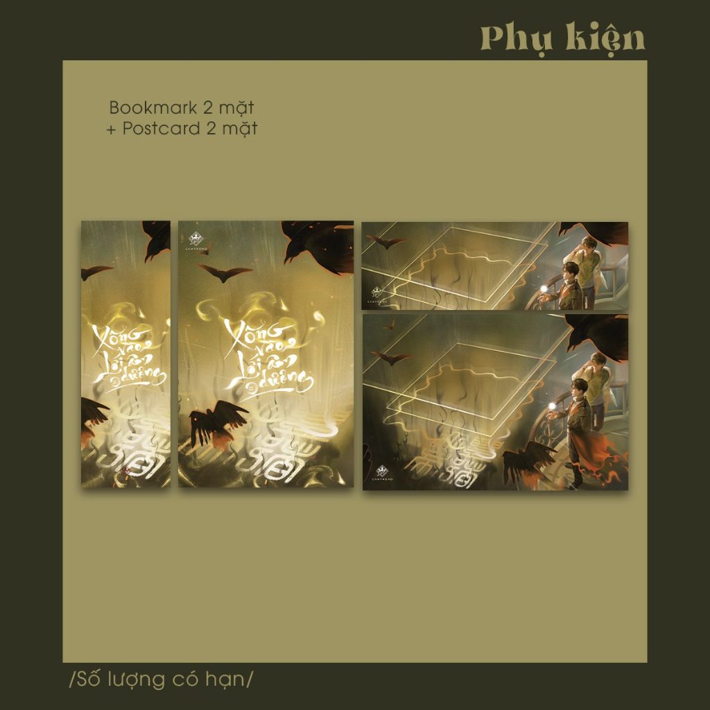 🌟 Phụ kiện huy hiệu, postcard, standee chibi Xông vào lối âm dương 2 | Bookstore KyoPyo