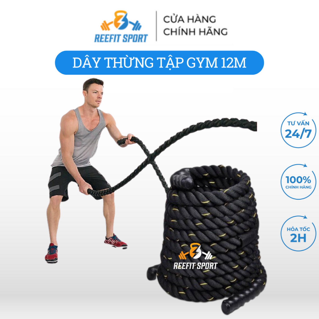 Dây Thừng thể lực tập gym 12 mét Reefit RF-77612