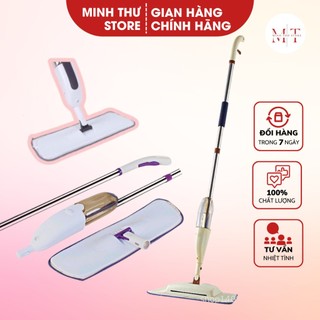 Chổi lau nhà thông minh phun sương - cây lau nhà phun sương xoay 360 độ tiện ích thế hệ mới