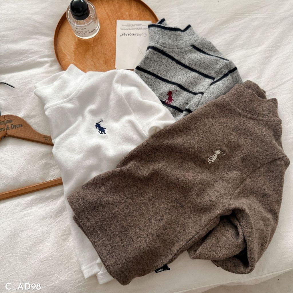 Áo dài tay cho bé trai, áo dài tay cho bé EMBES KIDS 11kg đến 31kg