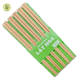 Đũa gỗ lát hoa Trường Sơn (vỉ gồm 10 đôi)