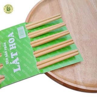 Đũa gỗ lát hoa Trường Sơn (vỉ gồm 10 đôi)