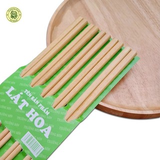Đũa gỗ lát hoa Trường Sơn (vỉ gồm 10 đôi)