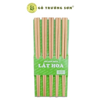 Đũa gỗ lát hoa Trường Sơn (vỉ gồm 10 đôi)