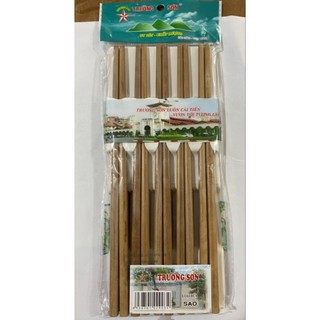 Đũa gỗ sao cao cấp Trường Sơn (1 vỉ gồm 10 đôi)