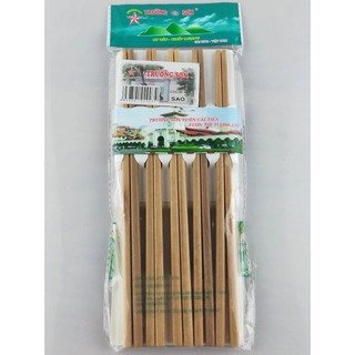 Đũa gỗ sao cao cấp Trường Sơn (1 vỉ gồm 10 đôi)