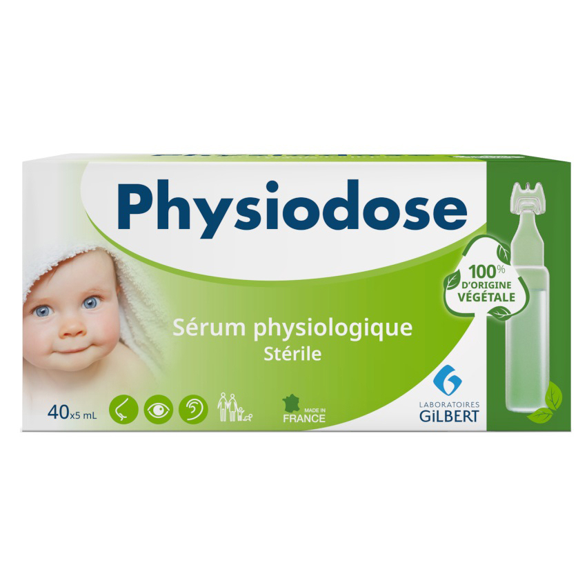 Nước Muối Sinh Lý Phyosidose cho bé từ sơ sinh - Hộp 40 ống
