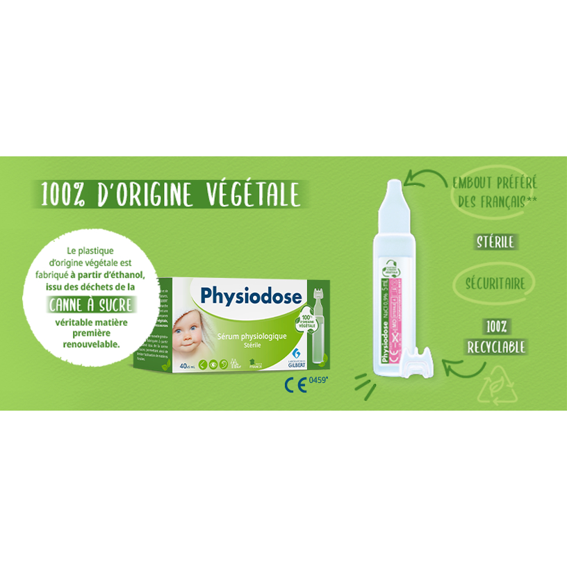 Nước Muối Sinh Lý Phyosidose cho bé từ sơ sinh - Hộp 40 ống