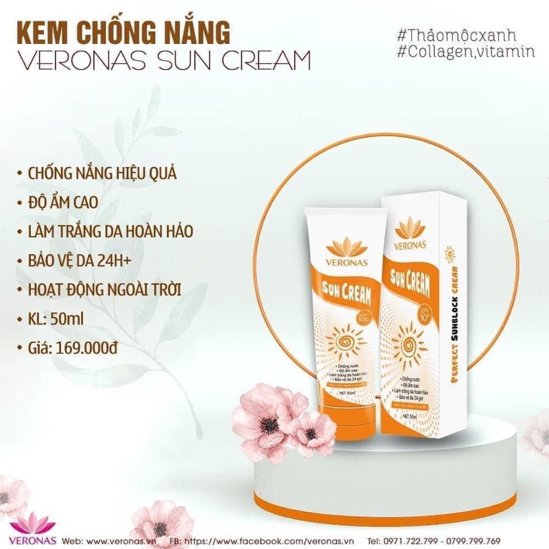 Kem chống nắng Veronas