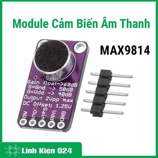 Module cảm biến âm thanh tích hợp agc max9814