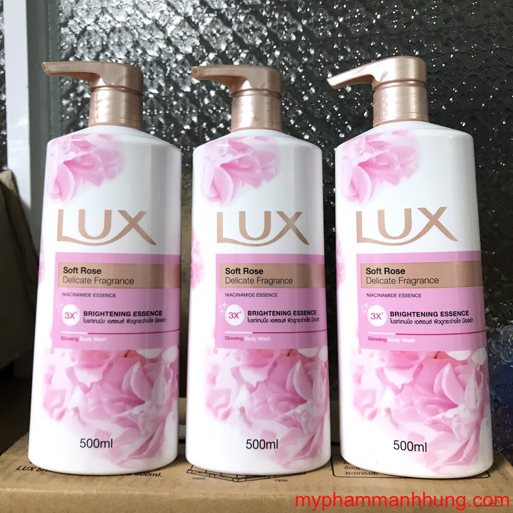 Sữa Tắm Lux Hương Nước Hoa Cao Cấp Sáng Mịn Rạng Ngời 500ml, Thái Lan