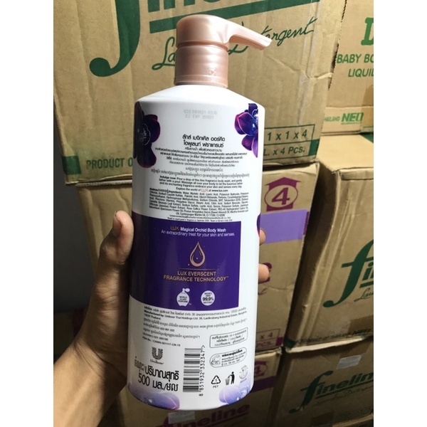 Sữa Tắm Lux Hương Nước Hoa Cao Cấp Sáng Mịn Rạng Ngời 500ml, Thái Lan