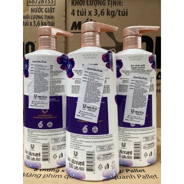 Sữa Tắm Lux Hương Nước Hoa Cao Cấp Sáng Mịn Rạng Ngời 500ml, Thái Lan