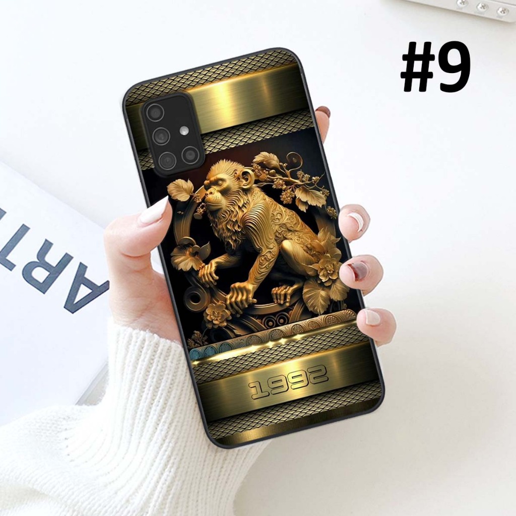 Ốp lưng Samsung A31 / A51 / A71 viền dẻo mặt sau TPU cao cấp mẫu  12 con giáp in năm sinh theo yêu cầu