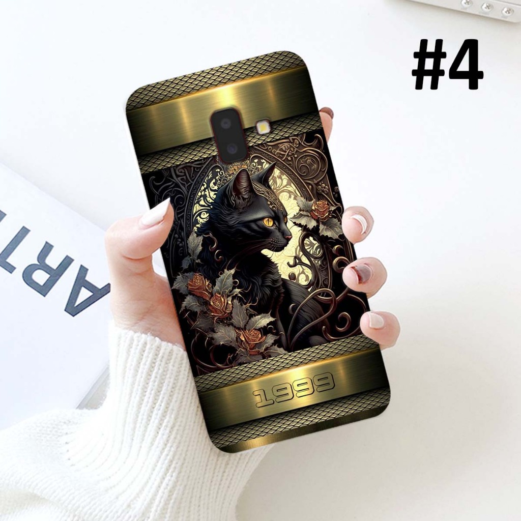 Ốp lưng Samsung J6 2018 / J6 Plus / J6+ viền dẻo mặt sau TPU cao cấp mẫu  12 con giáp in năm sinh theo yêu cầu