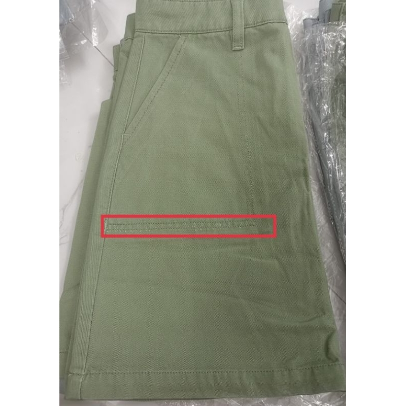 Xả hàng - Chân váy denim kaki chất đẹp dáng ngắn hãng Boo