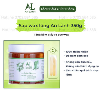 Wax triệt lông An Lành tại nhà ( kèm 60 giấy và 2 que gỗ)