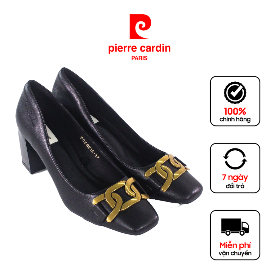 Giày nữ cao gót vuông Pierre Cardin - PCWFWSG 216