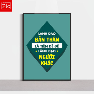 Tranh Canvas Động Lực Làm Việc - Tranh Decor Slogan Trang Trí Văn Phòng / Phòng Làm Việc