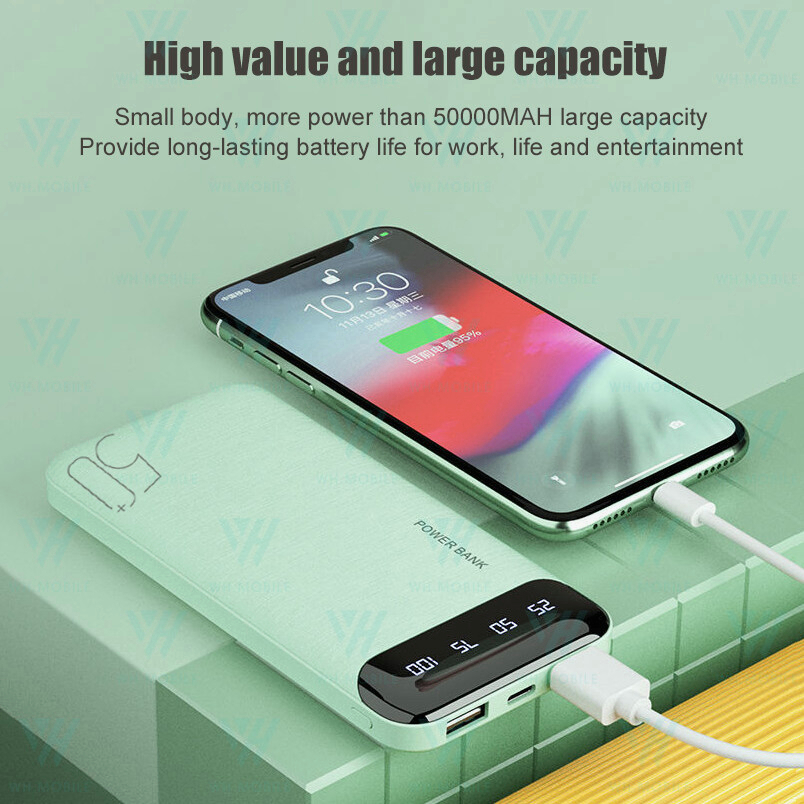 Sạc dự phòng tích hợp màn hình Led Dung Lượng 10000MAH-WK-161