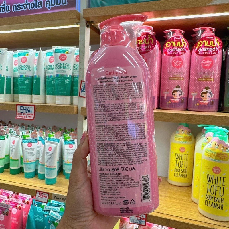 Sữa Tắm Cathy Doll Ready 2 White 500ml Thái Lan