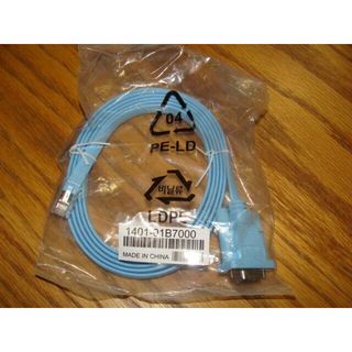 - dây cáp console chính hãng 1401-01b7000 nguyên seal rs232 db9 female ra rj45 cấu hình server switch router cisco