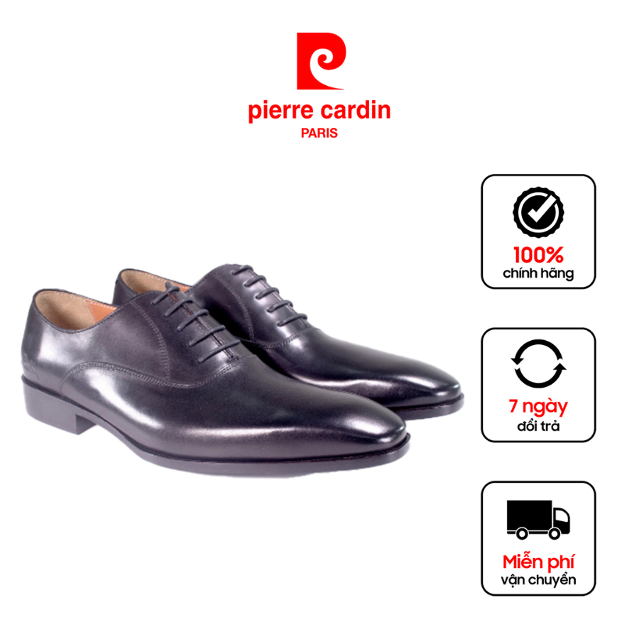 Giày tây nam Pierre Cardin có dây chất liệu da thật, đế da cao cấp, thiết kế sang trọng - 360