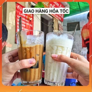 Cốc thủy tinh nước mía cafe trà đá bạc xỉu ly thủy tinh sọc cao 280ml 350ml bộ 6 cái chính hãng Lotus Glass siêu rẻ