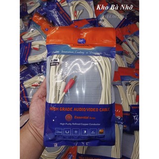 (5 mét). Dây 1 đầu 3.5 ra 2 AV CHOSEAL