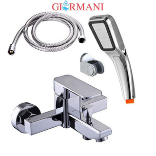 Full bộ sen tắm vuông nóng lạnh GIORMANI SNL 902 (đã bao gồm vòi sen tăng áp 300% áp lực)