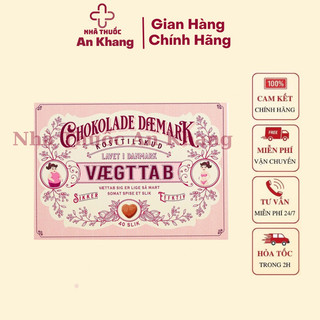 Kẹo Socola Đan Mạch Hồng Hộp 40 Viên Mới Nhất Chính Hãng Giảm Cân Hiệu Quả An Toàn
