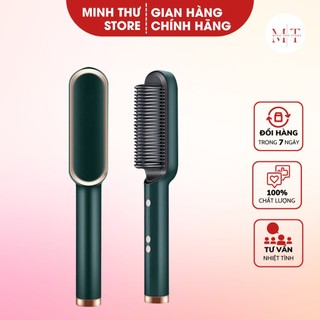 Lược Điện Chải Tóc Tạo Kiểu Chuyên Nghiệp, Lượt Điện 3in1 Đa Năng - Kiêm Máy Uốn Duỗi Ép Tóc Tạo Kiểu