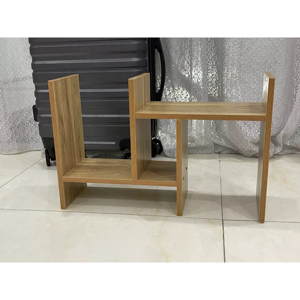 Kệ Sách Gỗ Mini Đa Năng 2 Tầng Dáng Xương Rồng Để Bàn Trang Trí Góc Học Tập Làm Việc ND15 | BigBuy360 - bigbuy360.vn