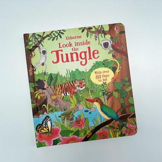 Usborne Look Inside the Jungle Đồ dạng khám phá cho bé