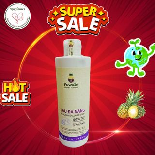 Bình xịt tẩy lau đa năng Fuwa3e hương nhu 500ml lau kính lau bếp và nhiều bề mặt