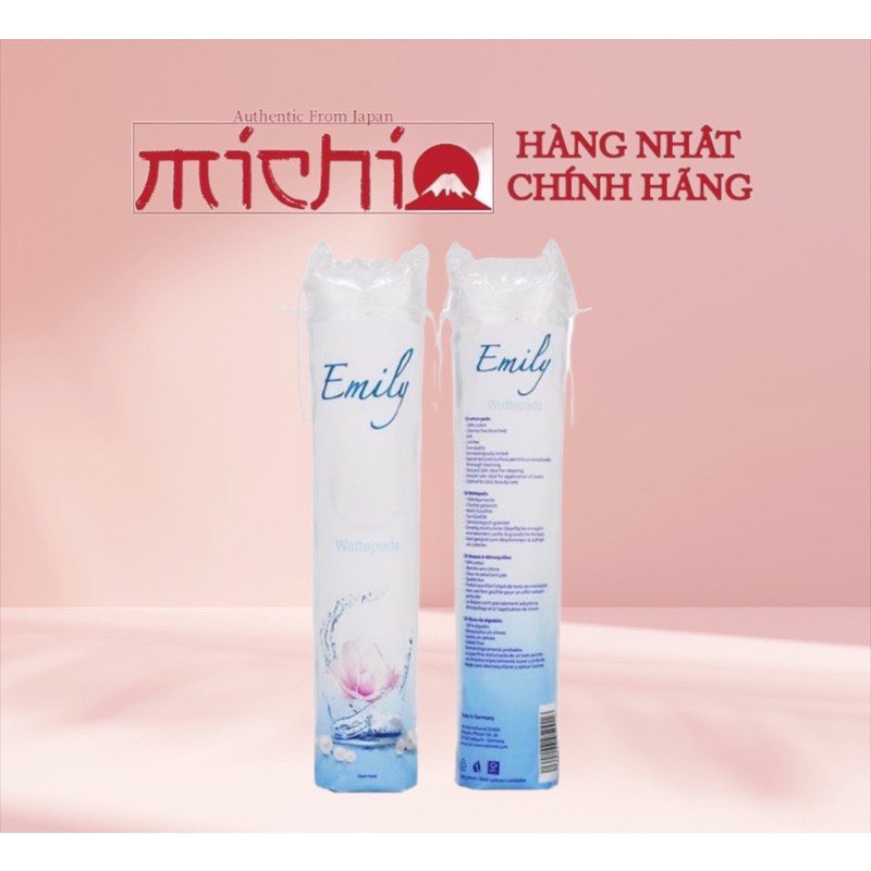 Bông tẩy trang Emily Đức 120 miếng