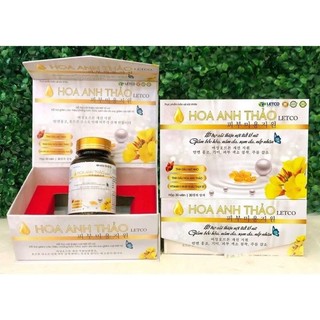 HOA ANH THẢO Letco hỗ trợ cải thiện nội tiết tố nữ làm đẹp da sáng da hộp 30 viên