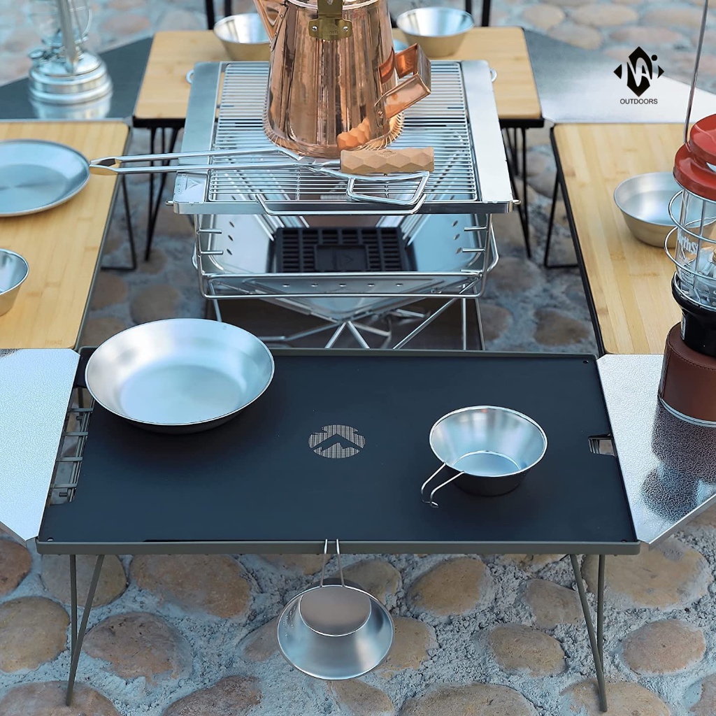 Mặt Inox tam giác nối kệ đa năng Campingmoon T-2306