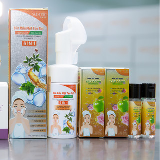 Sữa rửa mặt tạo bọt nhân sâm trà xanh Soo Min