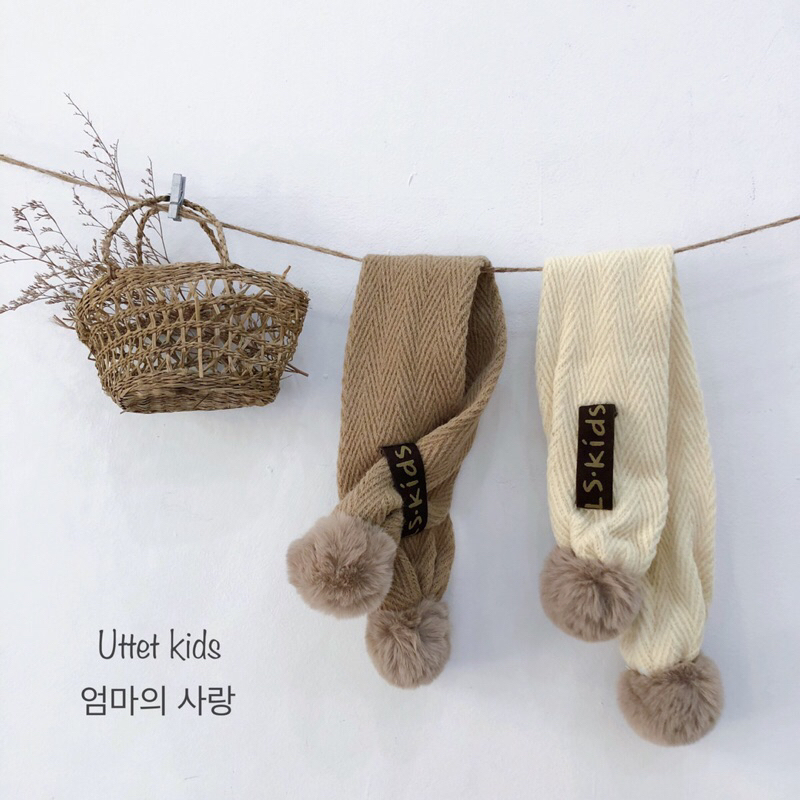 KHĂN QUÀNG CỔ LEN HÀN QUỐC DÀNH CHO BÉ GÁI VÀ BÉ TRAI THÍCH HỢP CHO MÙA THU VÀ MÙA ĐÔNG