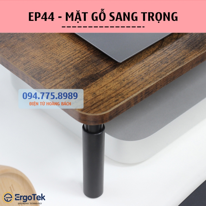Kệ Để Máy Tính Laptop - Màn Hình - Máy In Trên Bàn Làm Việc ErgoTek EP42 - EP44 - Giá Đặt Loa Bluetooth / Tài Liệu