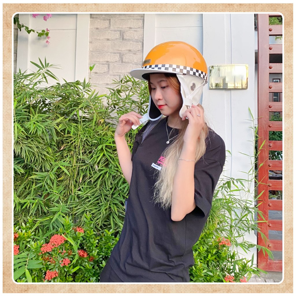 Mũ bảo hiểm nửa đầu Napoli Bosozoku Japan Style, nón bảo hiểm Napoli Vintage lưỡi trai Sóc Store Vietnam