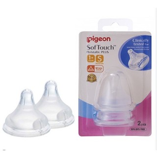 Núm Ti Pigeon Softtouch Cho Bình Cổ Rộng [TÁCH LẺ 1 NÚM]