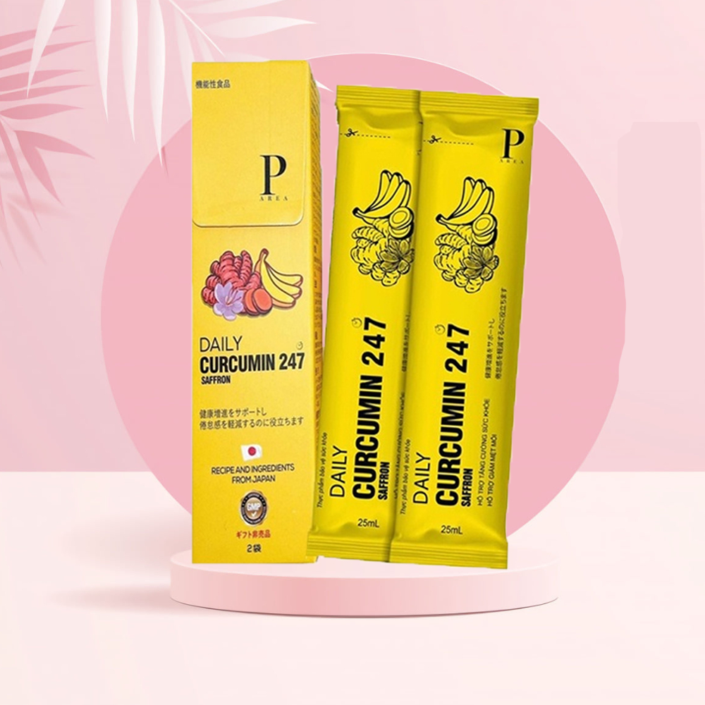 Thạch nghệ chuối Saffaron Daily Curcumin 247 Zuka Beauty hỗ trợ sức khỏe giảm mệt mỏi