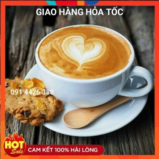 Bộ cốc sứ Capuchino cafe Latte 280ml kèm đĩa kê (1 cốc+1 đĩa) tách sứ trắng trơn Ohio