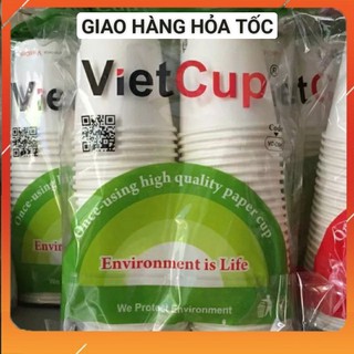 [GIÁ SỈ] Cốc giấy Vietcup 1 thùng 2000c 180ml 6oz cốc giấy dùng 1 lần